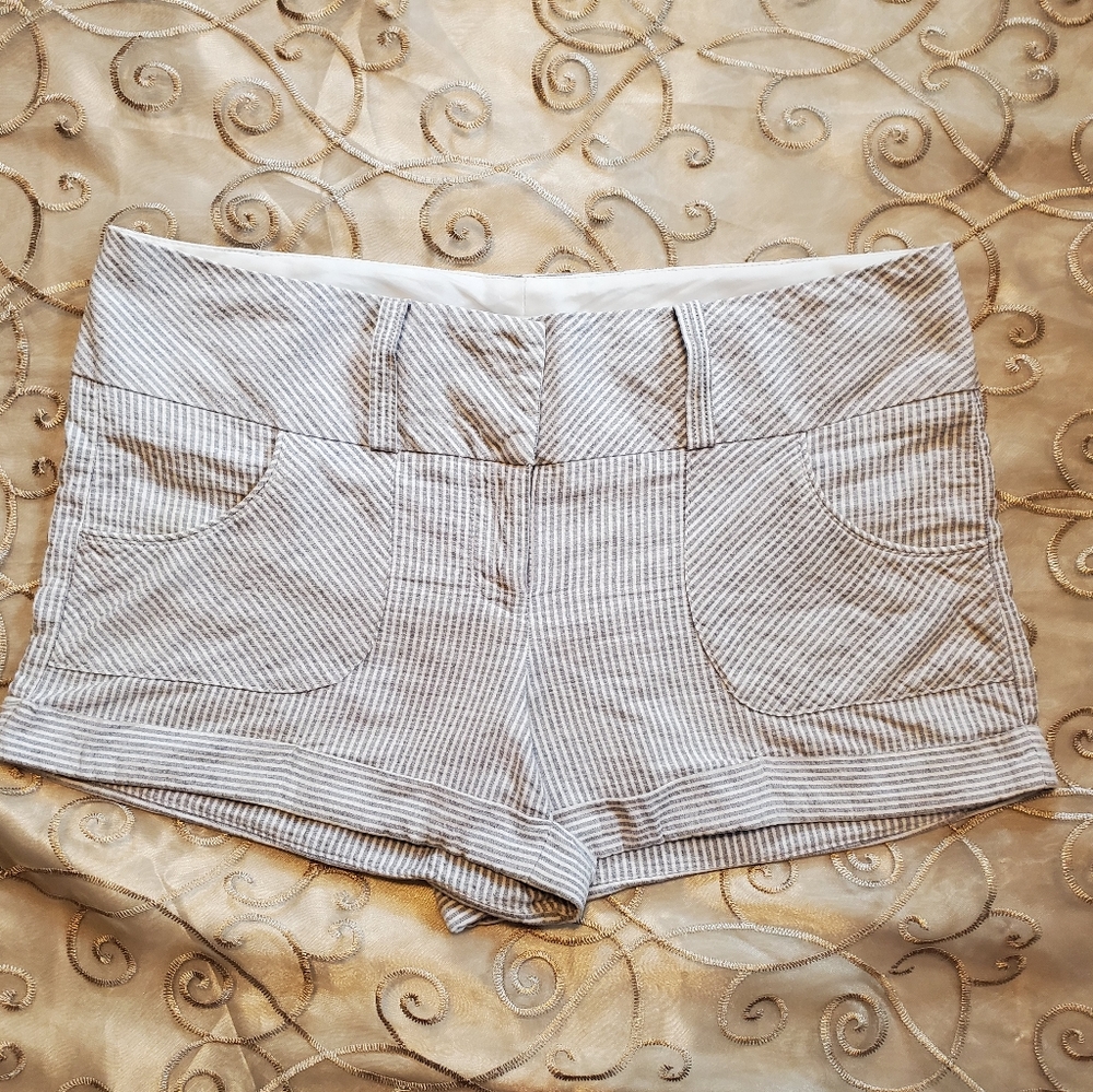 Charlotte Russe Striped Shorts - Picture 1 of 6